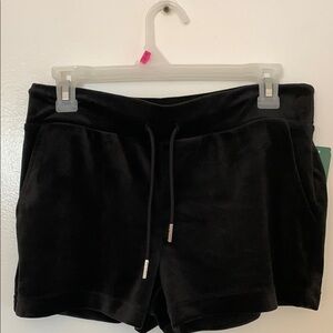 Juicy couture Black Velour Shorts with Elastic Waistband never worn🖤✔️⚫️